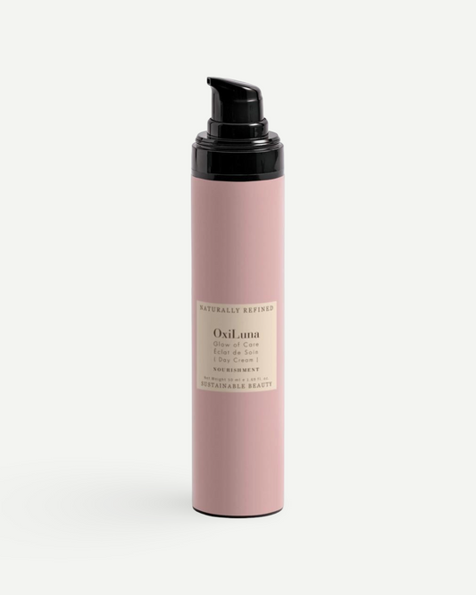 glow of care day cream - oxiluna natural skincare
