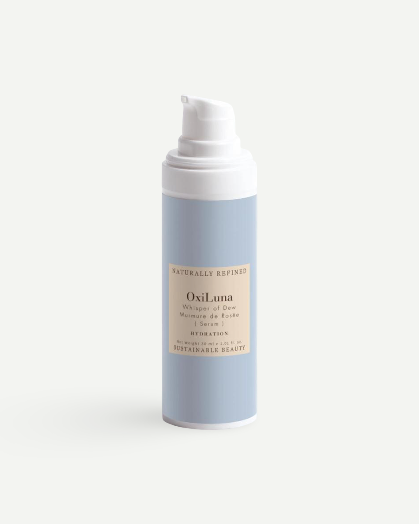 OxiLuna Whisper of Dew Hydrating Serum – lightweight botanical face serum for deep hydration and radiant glow